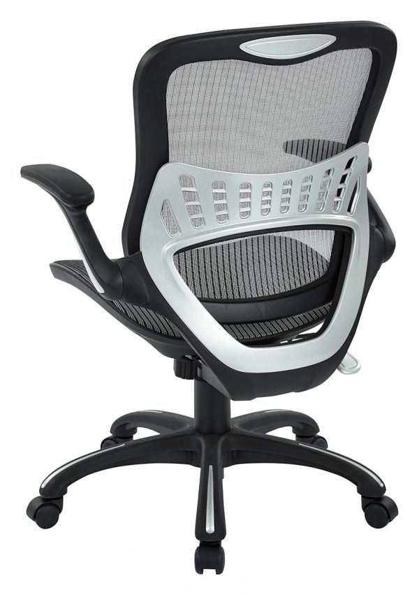 69906-2 SILLA DIRECTIVA RESPALDO DE MALLA PLATEADA - Imagen 5